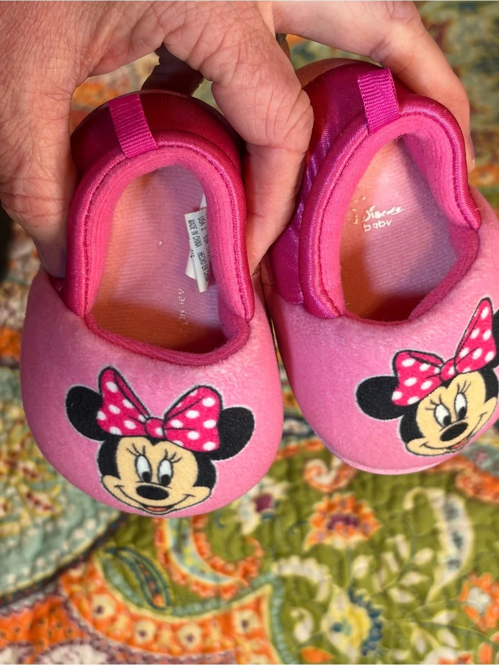 Lot of three pairs of Baby shoes.